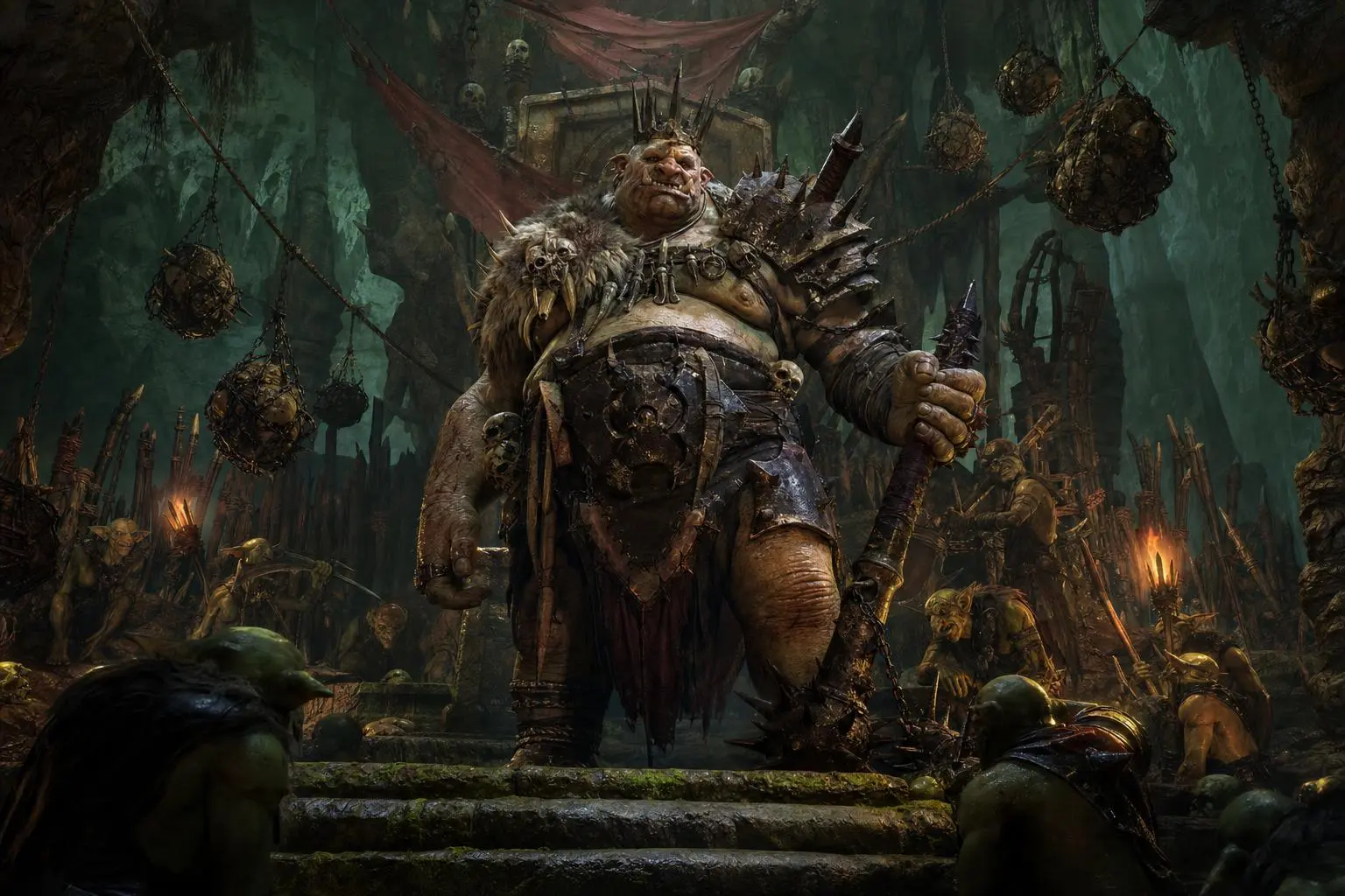 Ogre Overboss en Goblin Warrens