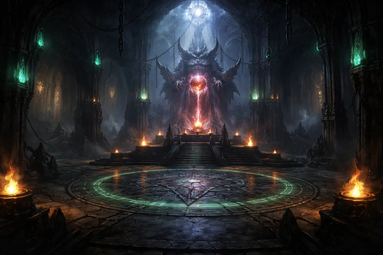 Grand Reliquary sanctum scene