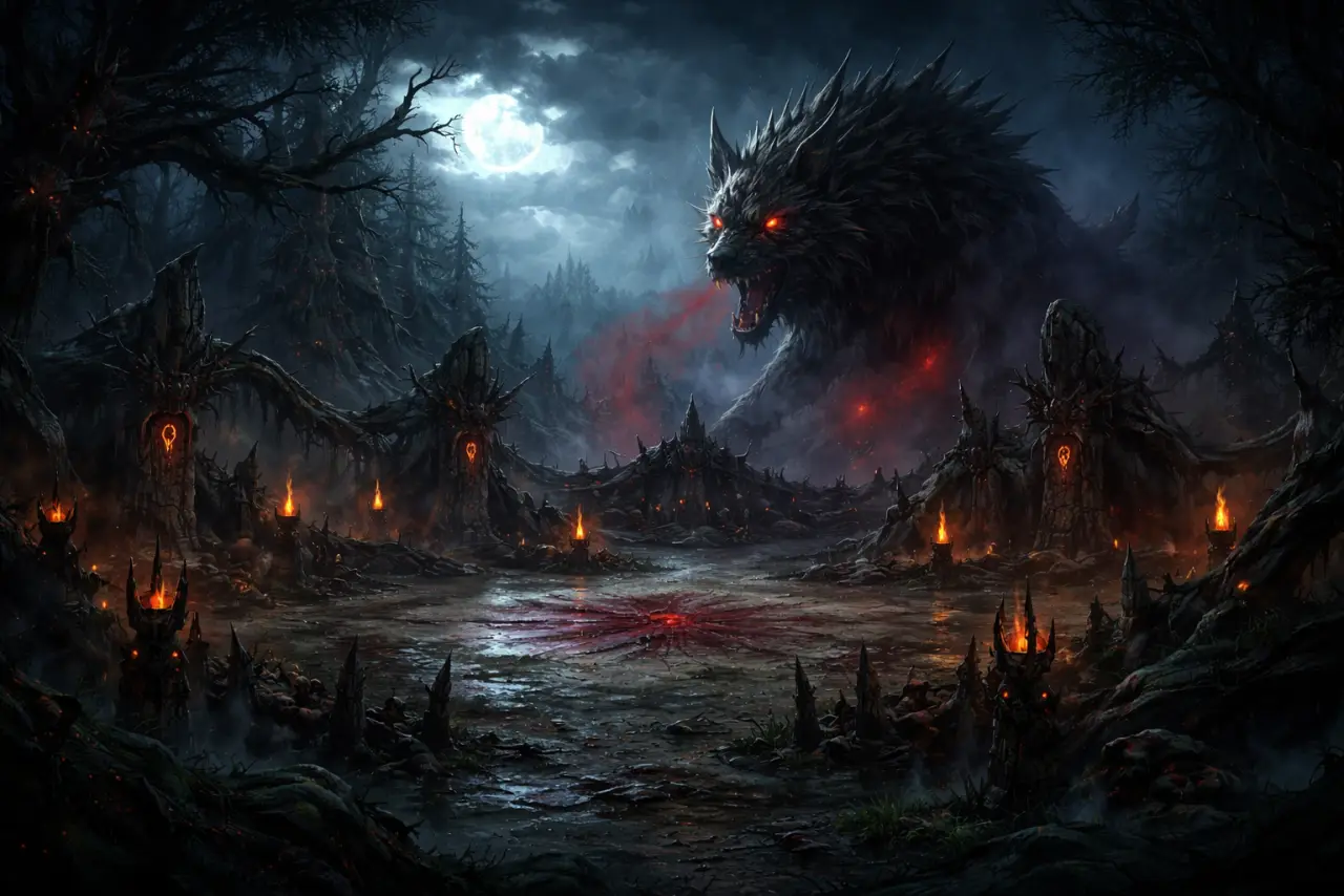 Moonhound Kennels pressure scene