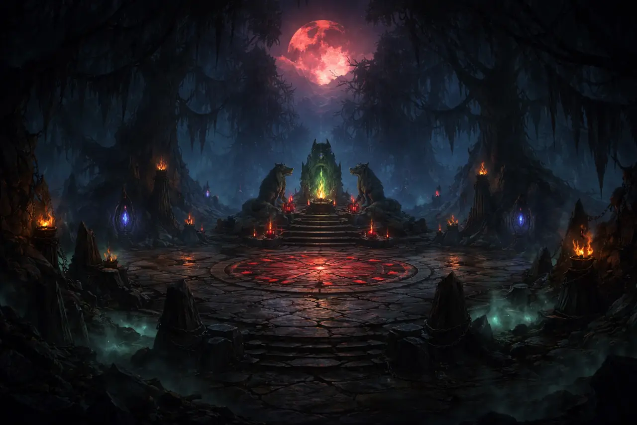 Moonhound Kennels sanctum scene