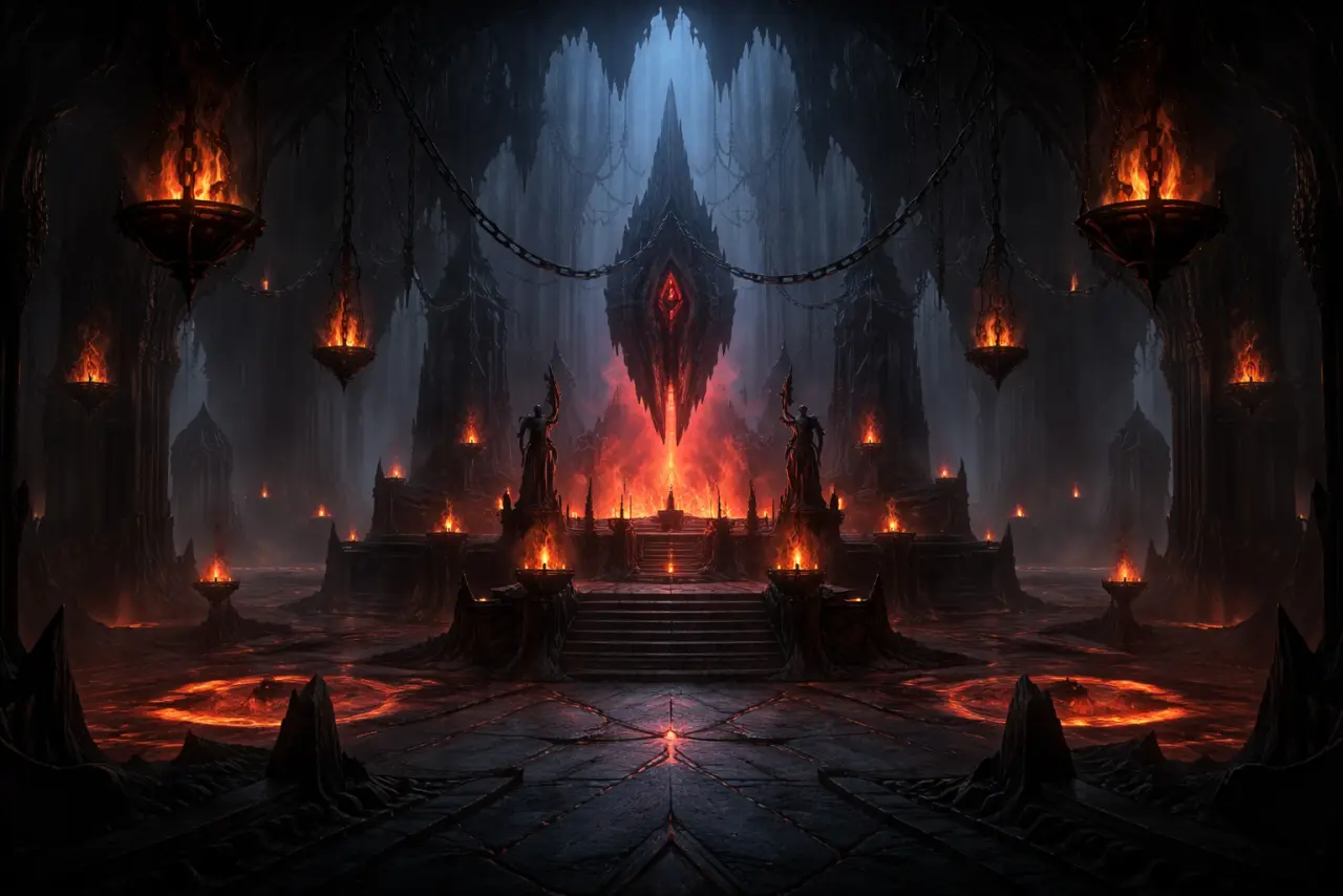 Obsidian Court sanctum scene