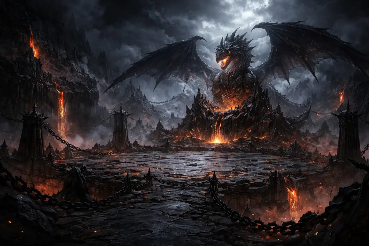 Ashen Dragon Roost pressure scene