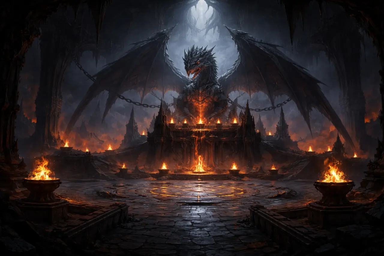 Ashen Dragon Roost sanctum scene