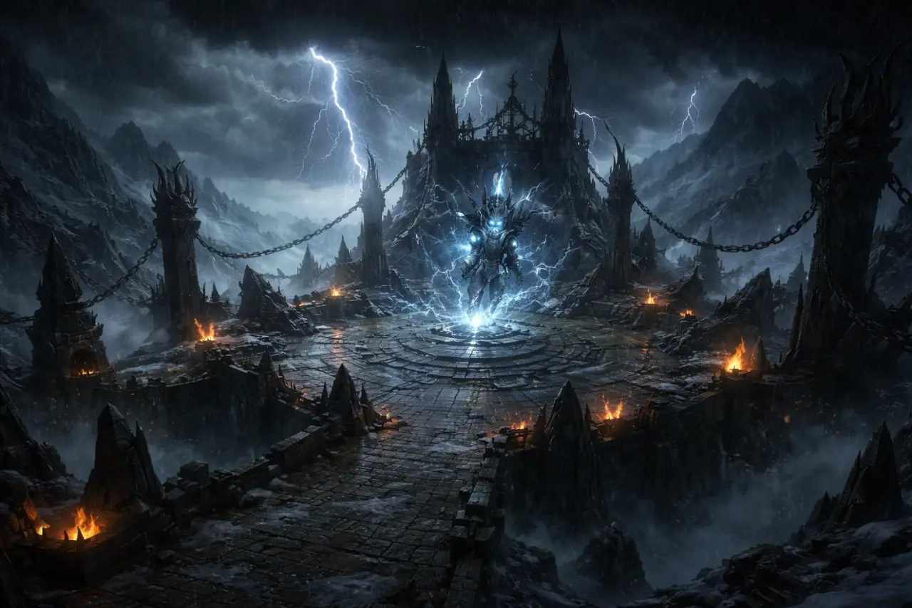 Stormpeak Aerie pressure scene