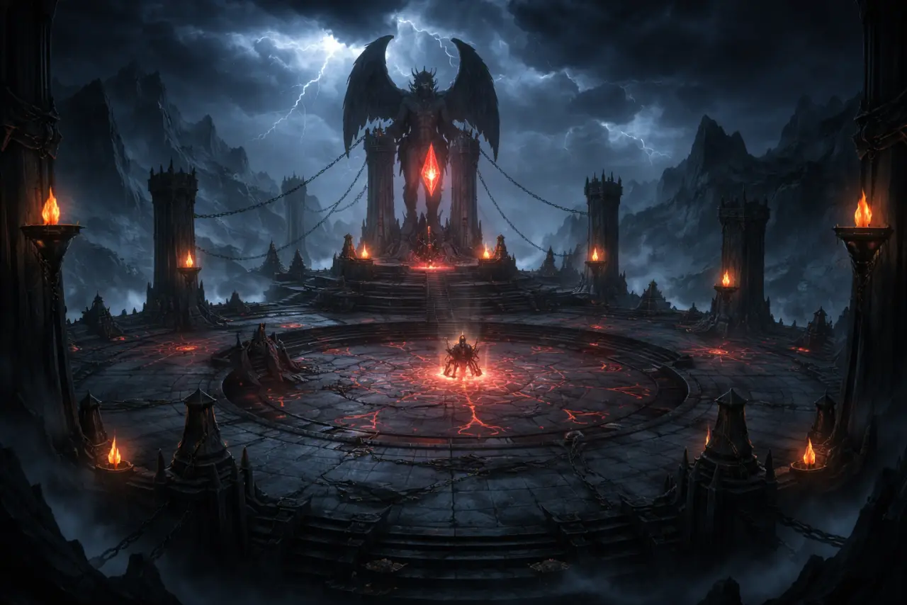 Stormpeak Aerie sanctum scene