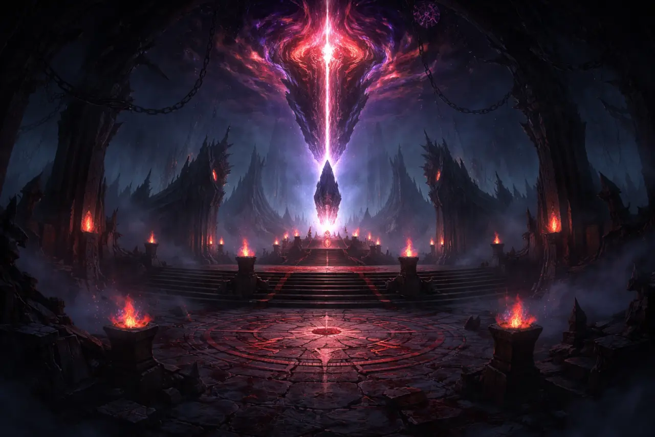 Celestial Rupture sanctum scene