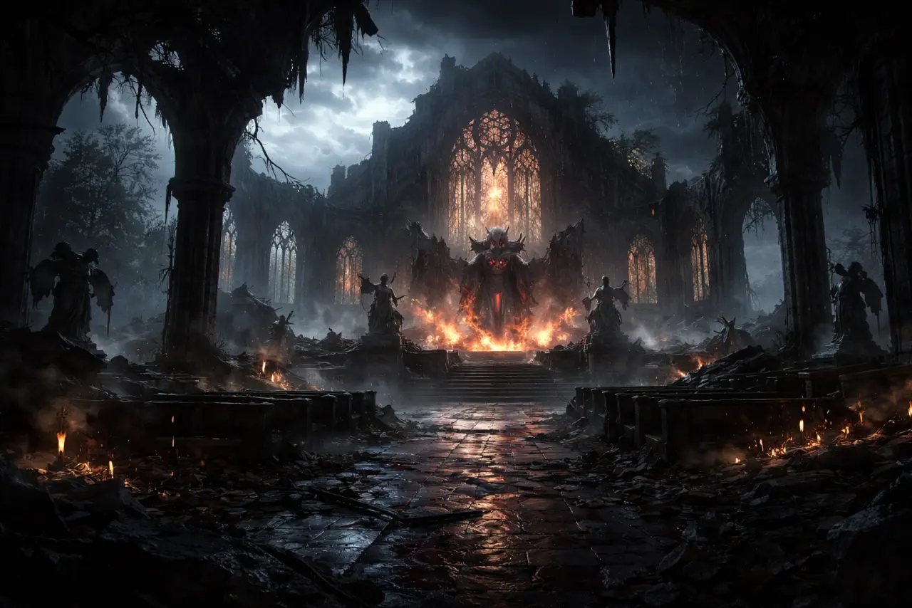 Ruined Chapel pressure scene