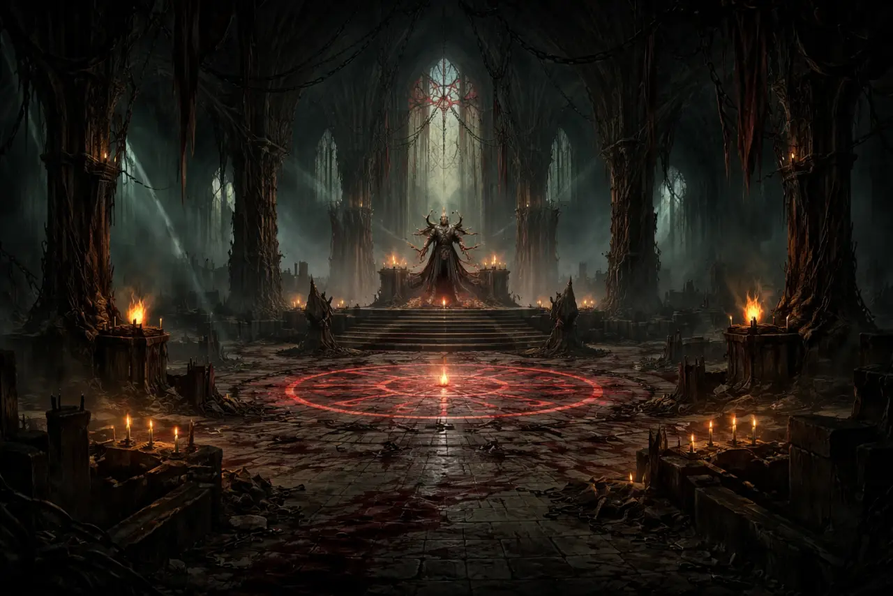 Ruined Chapel sanctum scene