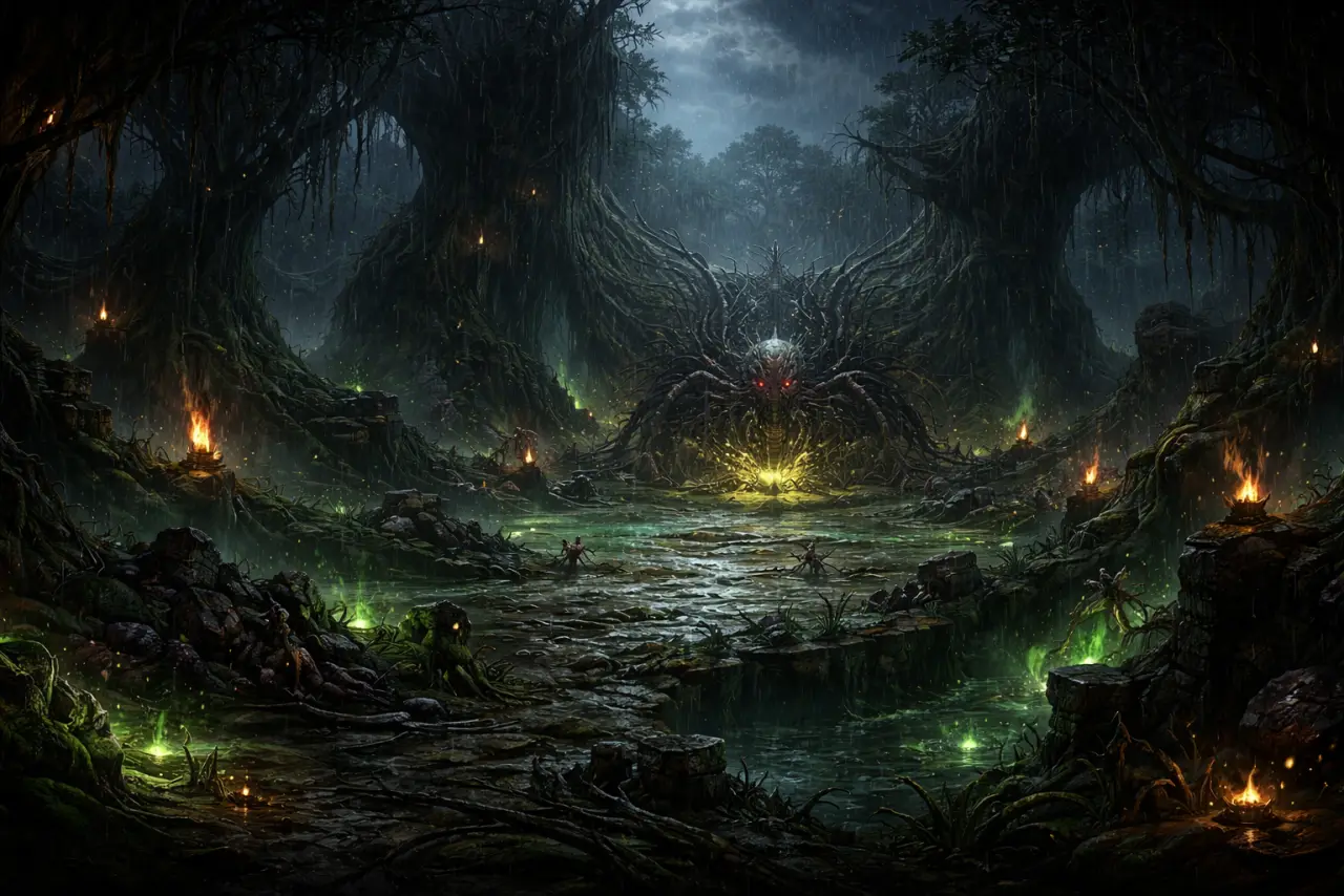 Verdant Warrens pressure scene