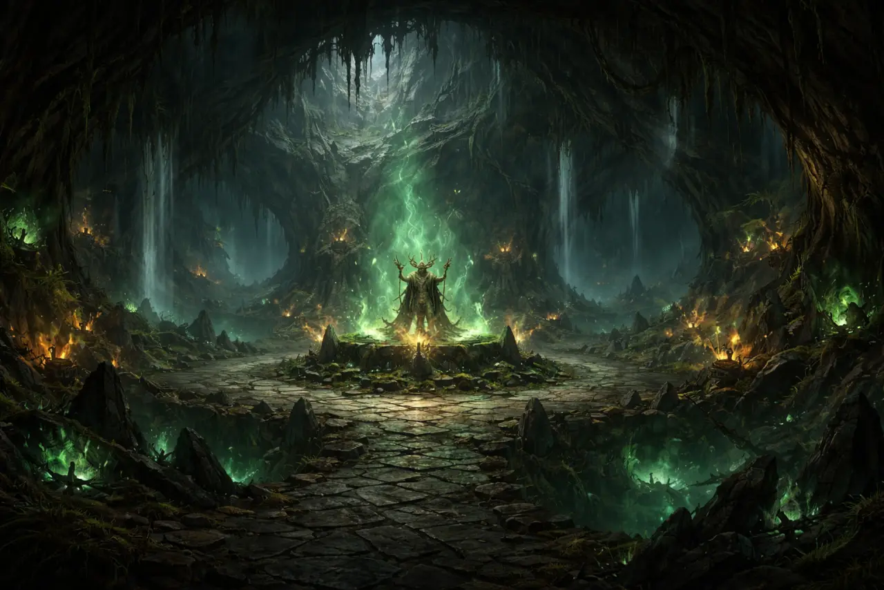 Verdant Warrens sanctum scene