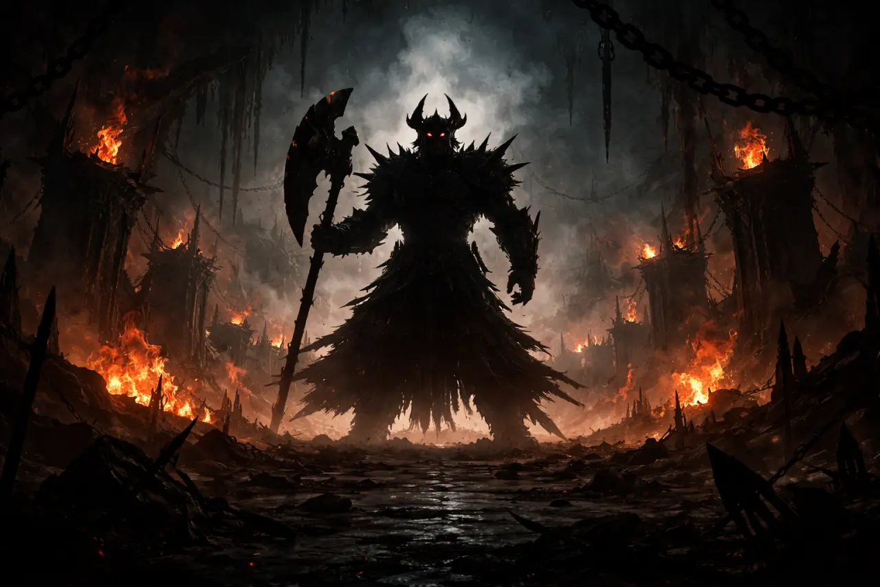 Runebastion Front boss intro art