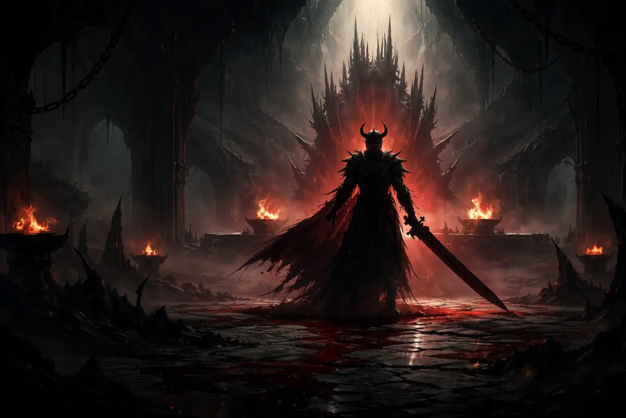 Obsidian Court boss intro art