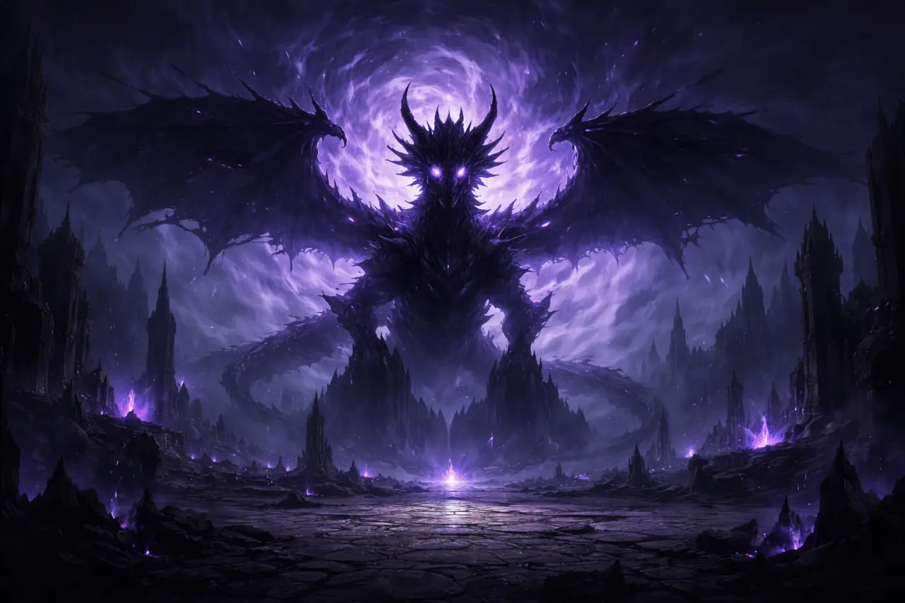 Ashen Dragon Roost boss intro art