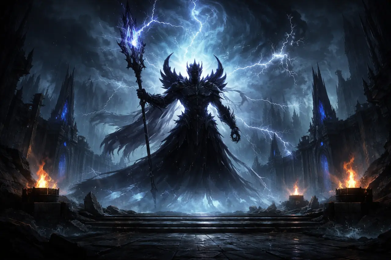 Stormpeak Aerie boss intro art