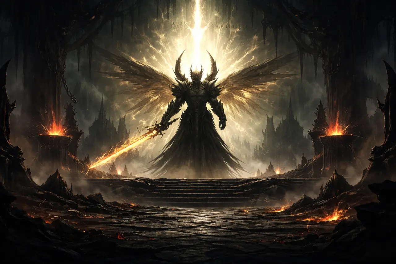 Celestial Rupture boss intro art