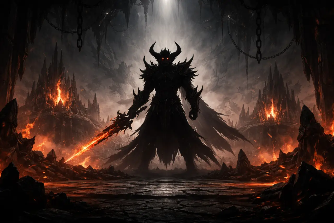 Verdant Warrens boss intro art