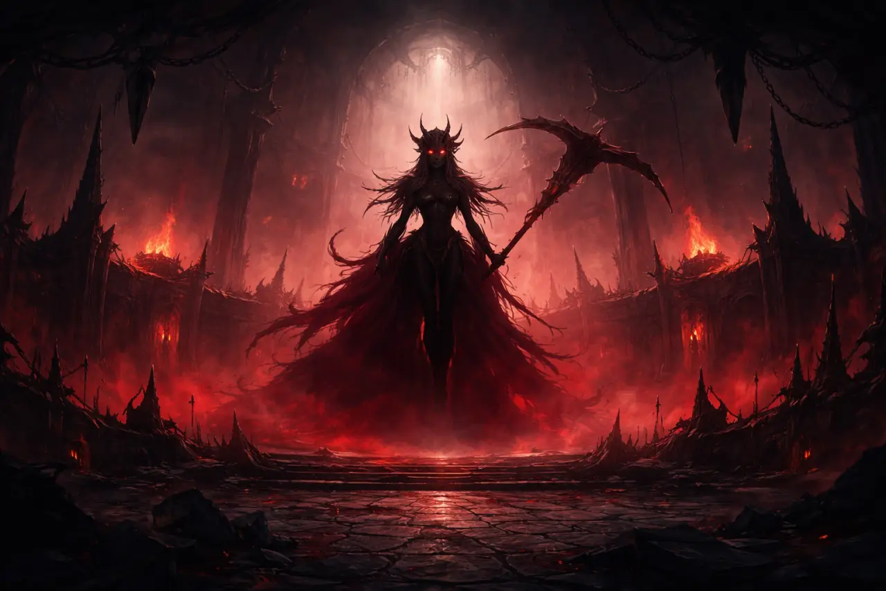 Blood Crypt boss intro art